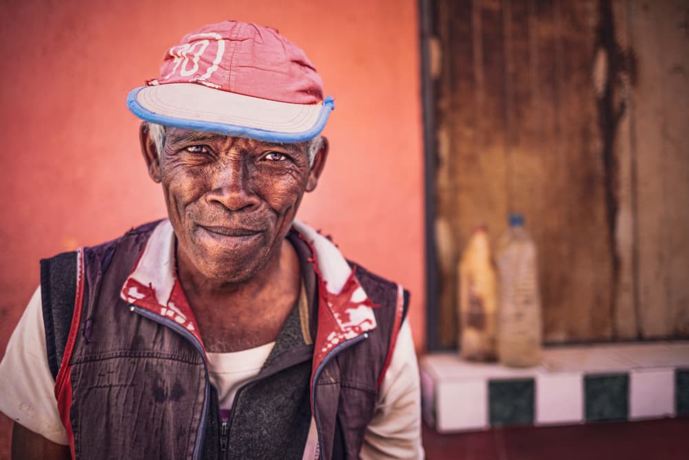 Warm Smiling Man by Marco Tagliarino — canvas wall art