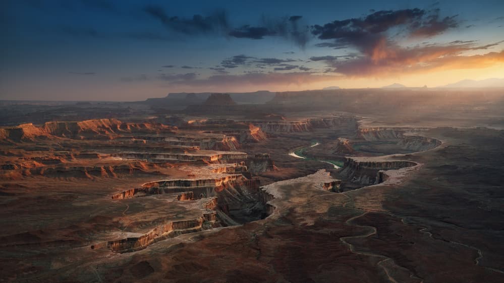Majestic Canyon Sunset by Juan Pablo de Miguel — canvas wall art
