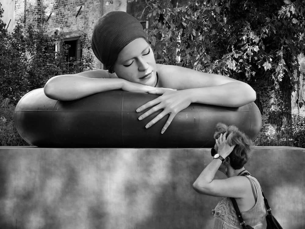 Observing the Gentle Giant by Primož Kožuh — canvas wall art