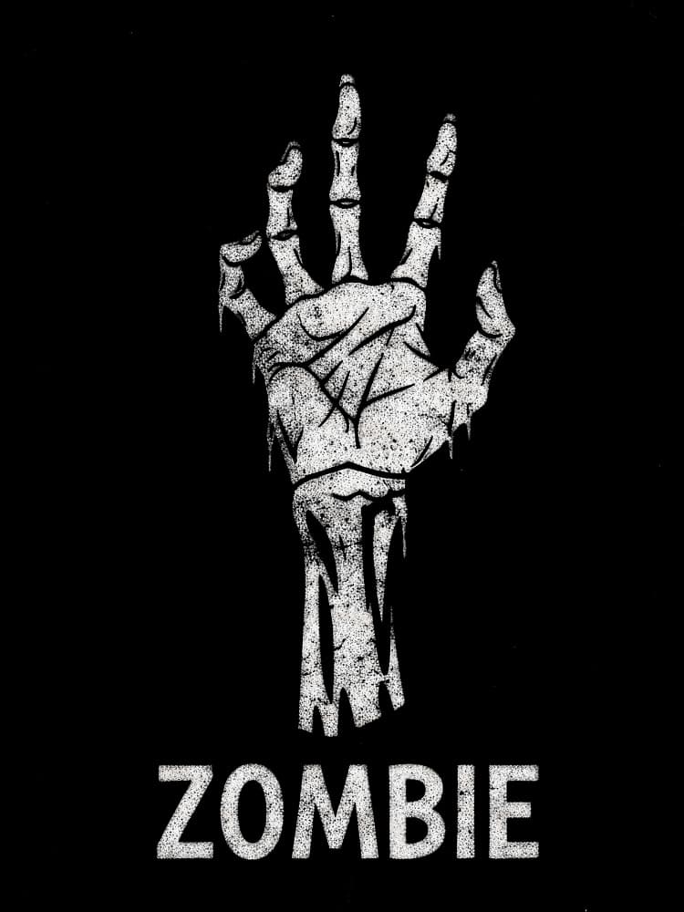 Zombie Reaching Hand by Andreas Magnusson — canvas wall art
