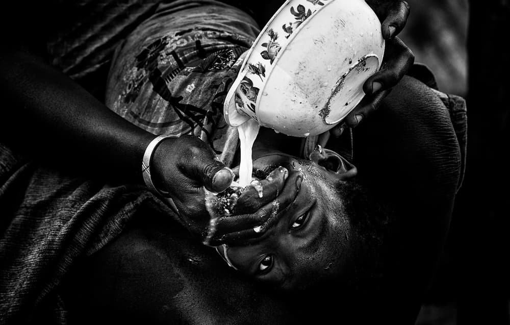 Pouring Sustenance by Joxe Inazio Kuesta Garmendia — canvas wall art