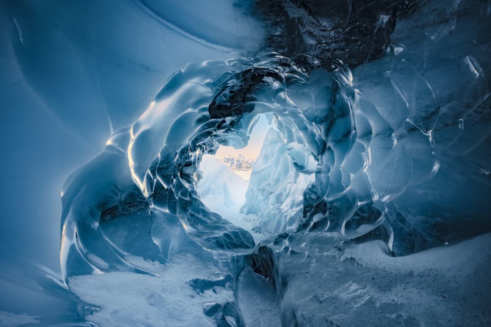 Ice Cave by Stefan Hefele — canvas wall art