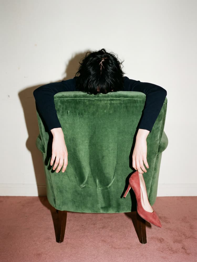 Slumped with Heels by Andreas Magnusson — canvas wall art