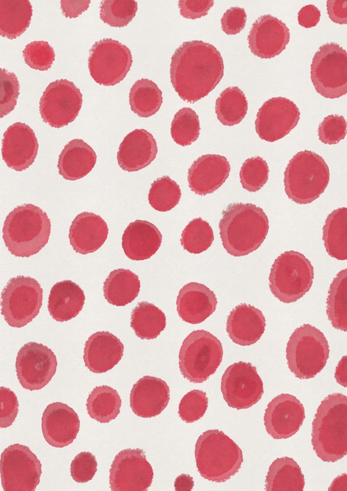Abstract Red Dots by Nicholas — canvas wall art