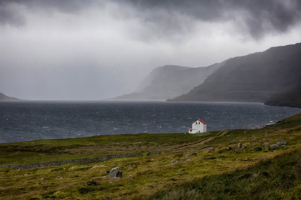 Remote Coastal House by Þorsteinn H. Ingibergsson — canvas wall art