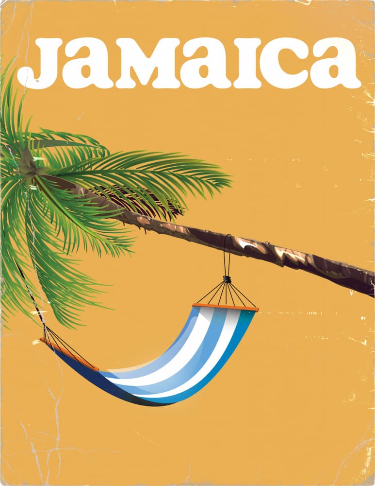 Jamaica Hammock Serenity by Nicholas — canvas wall art