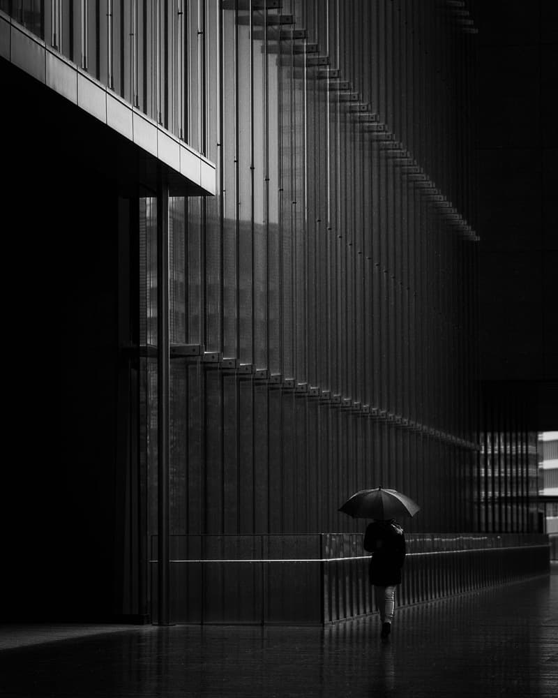 Urban Rain Reflections by Yasuhiro Takachi — canvas wall art