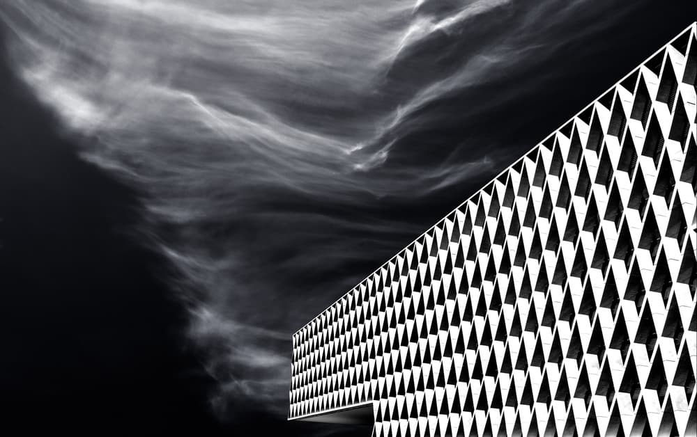 Dramatic Geometric Architecture by Harry Verschelden — canvas wall art