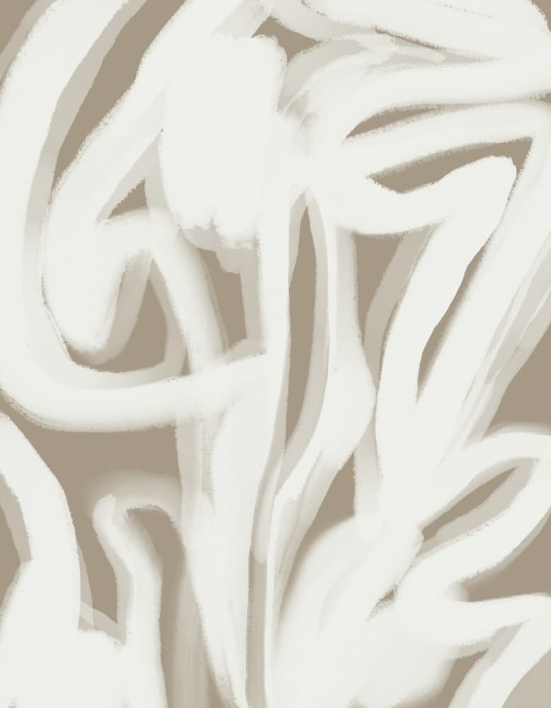 Fluid Neutral Abstract by Josie George — canvas wall art