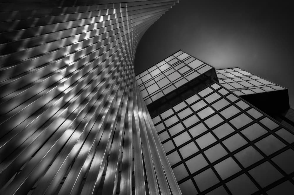 Modern Architectural Twist by Marc van Oostrum — canvas wall art