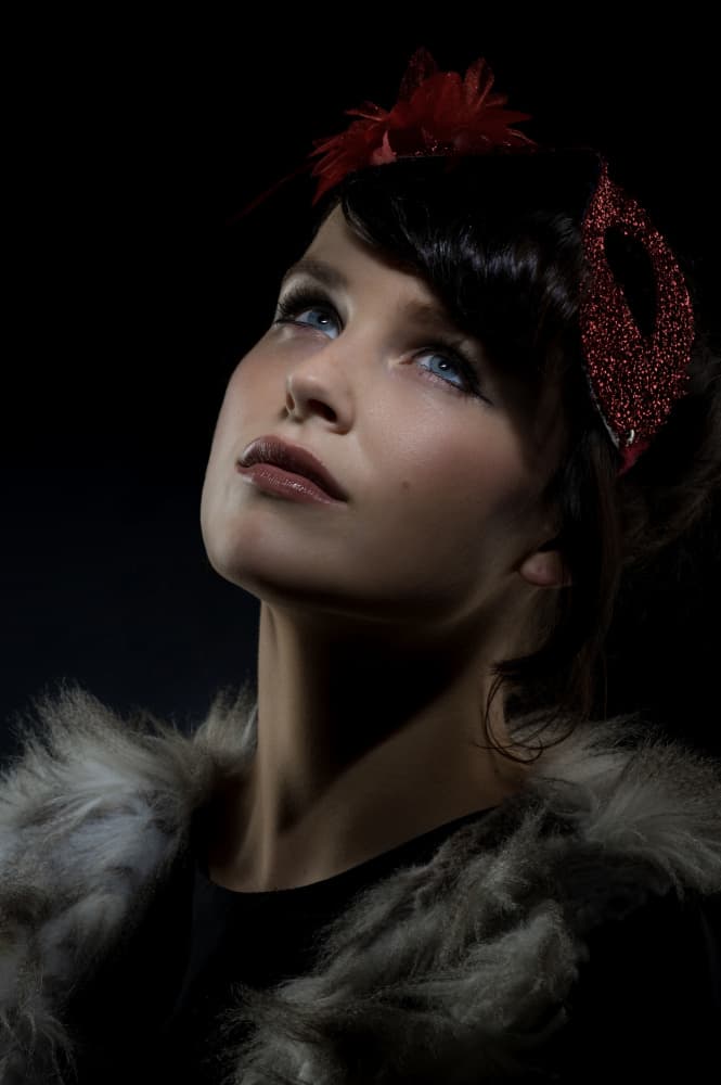 Vintage Glamour Portrait by Jan Scheunders — canvas wall art
