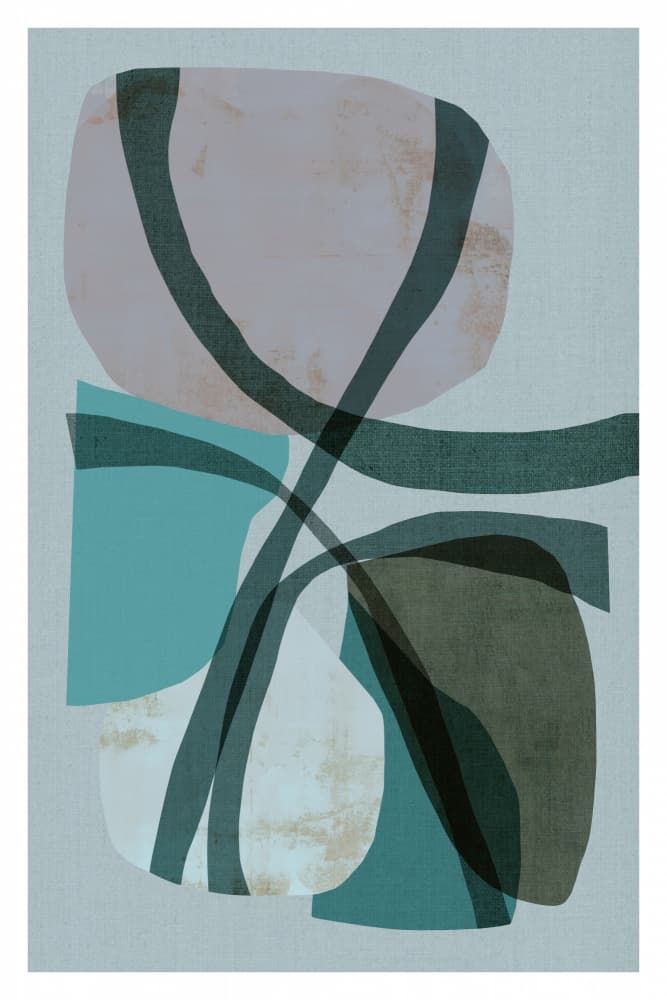 Soft Organic Shapes by cartissi — canvas wall art