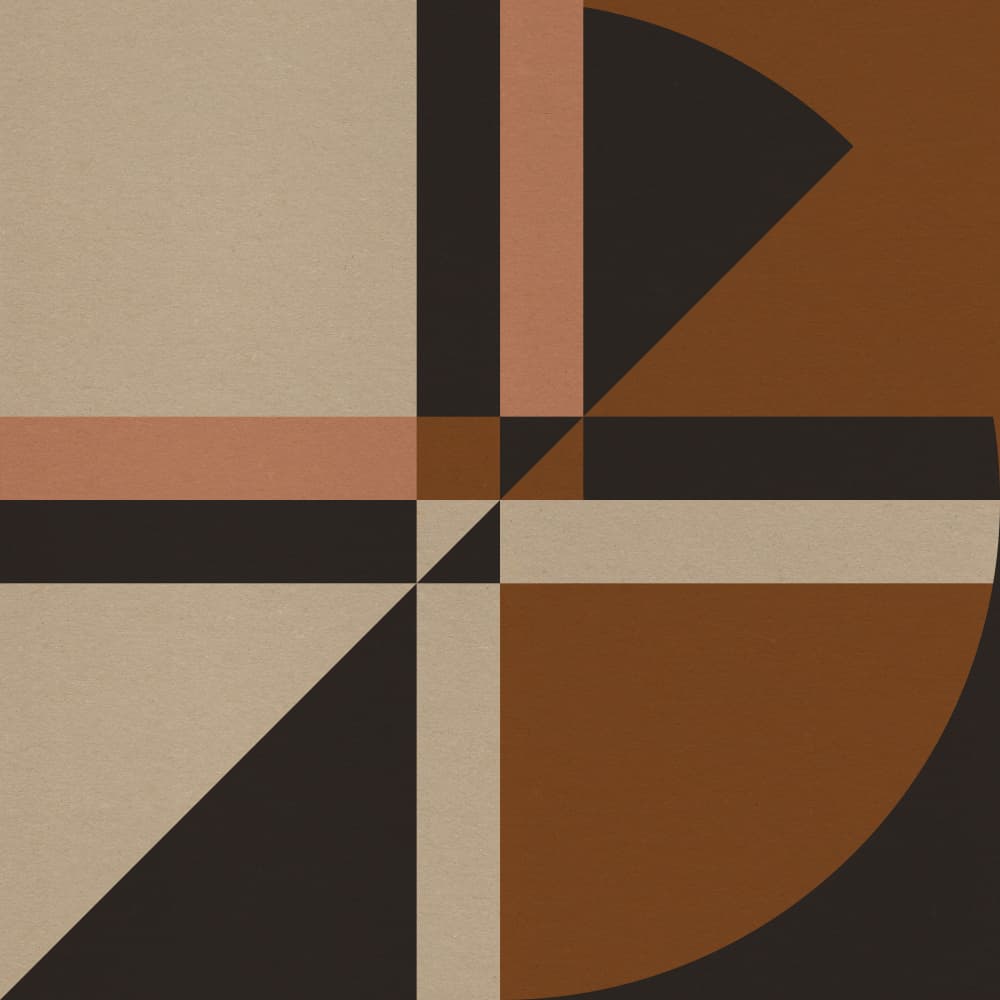 Warm Geometric Composition by Dina Dankers — canvas wall art