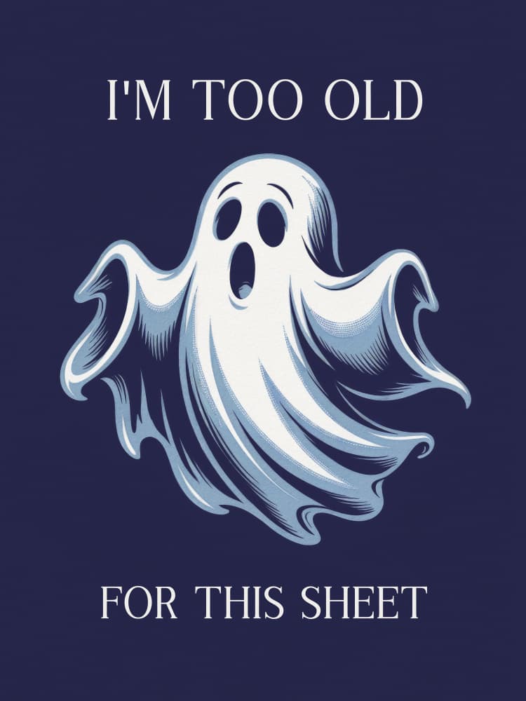 Funny Old Ghost by Andreas Magnusson — canvas wall art
