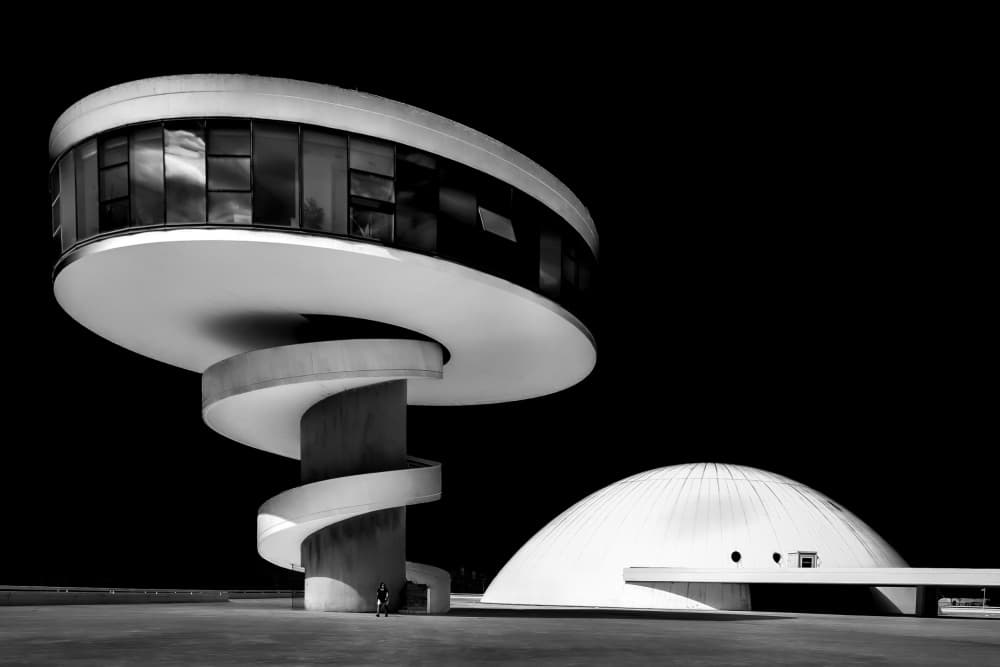 Iconic Spiral Museum by Martin Steeb — canvas wall art