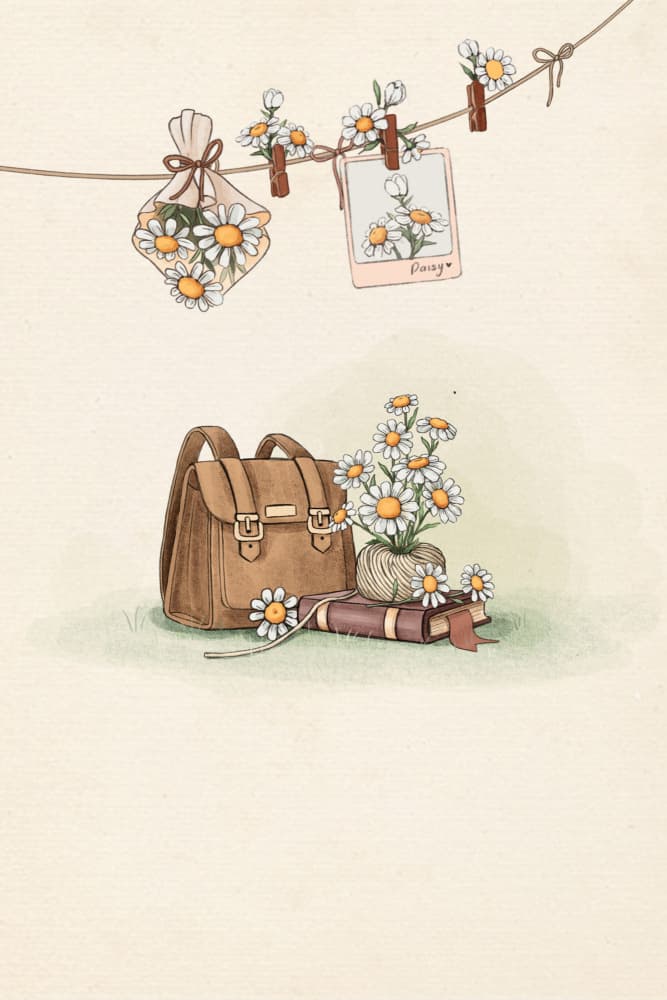 Daisy Academic Charm by Xuan Thai — canvas wall art