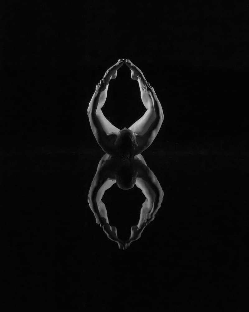 Abstract Human Reflection by Leszek Paradowski — canvas wall art