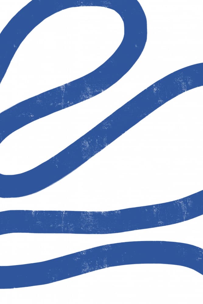 Blueline by Treechild — canvas wall art