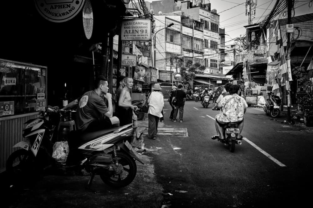 Busy Asian Street by Rahmad Adriansyah — canvas wall art