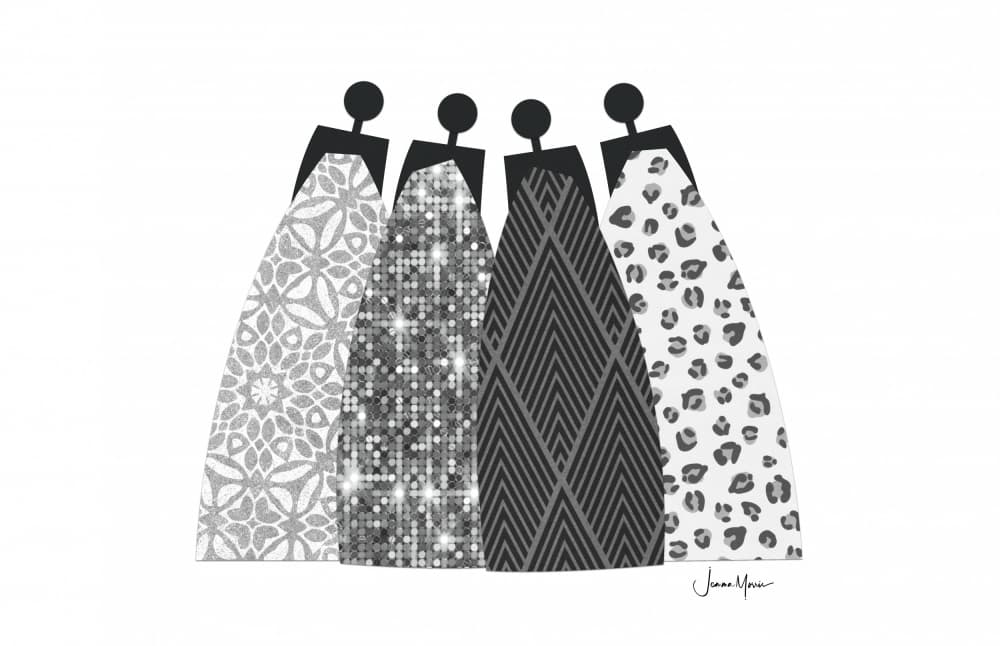 Stylish Women Patterns by Jemma Morris — canvas wall art