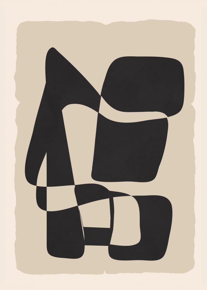 Modern Organic Shapes by Flow Line — canvas wall art