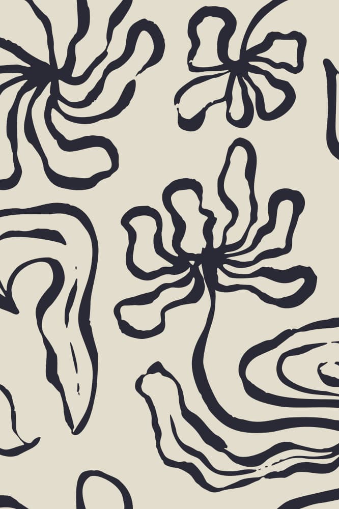 Abstract Organic Forms by Anna Rose — canvas wall art