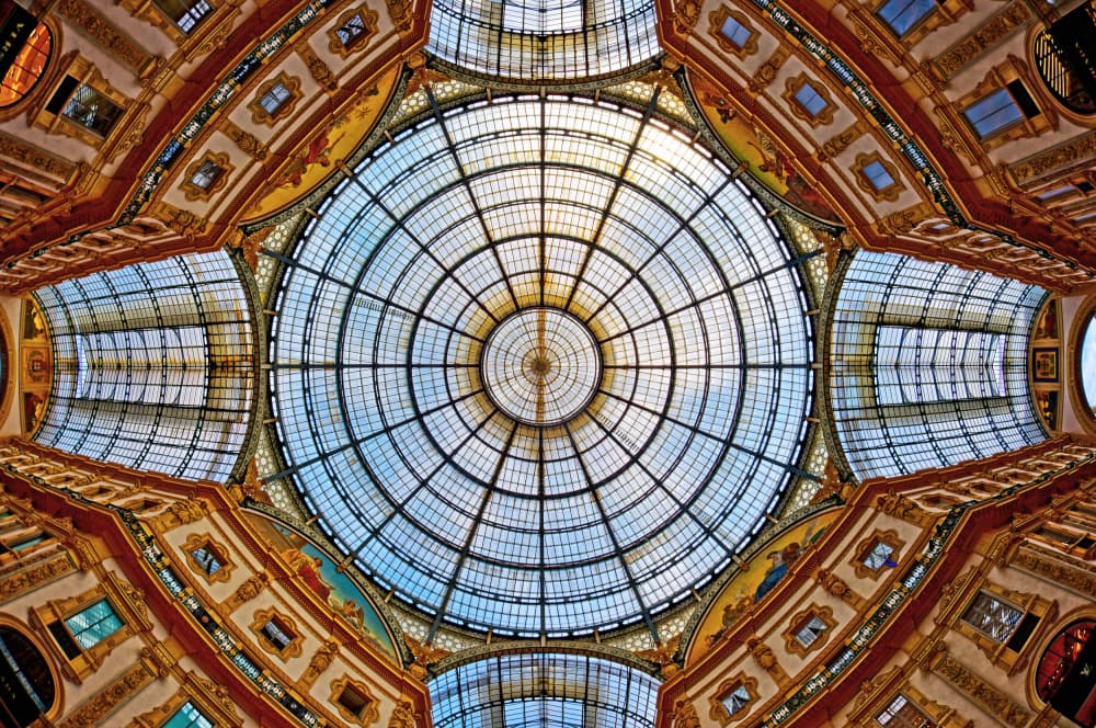 Ornate Glass Dome by Martin Fleckenstein — canvas wall art