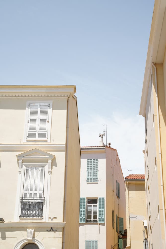 Shuttered European Windows by Henrike Schenk — canvas wall art