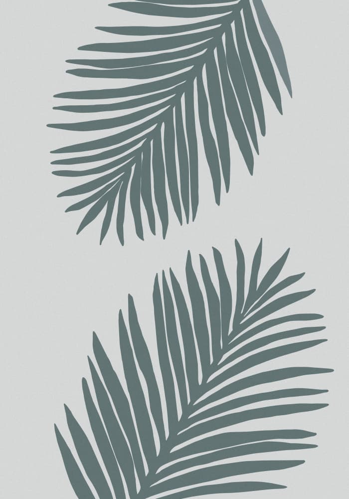 Minimalist Palm Leaves by Pictufy Studio — canvas wall art