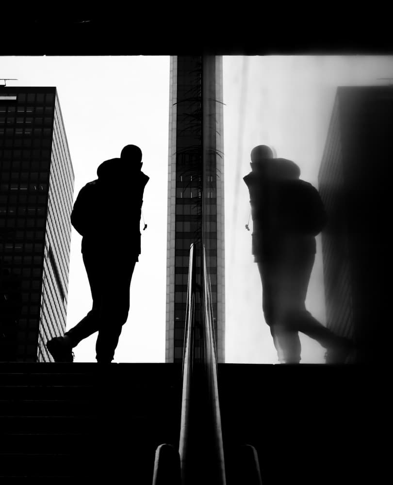Urban Ascent Reflection by Ivan Lesica — canvas wall art
