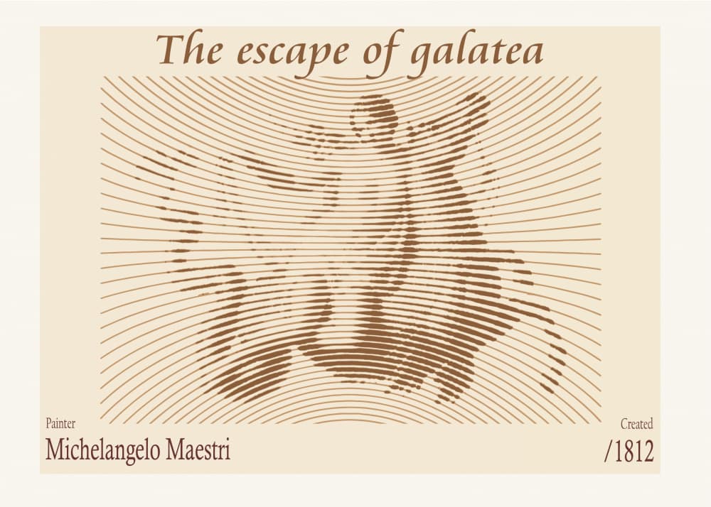 Galatea's Dynamic Escape by Doa Project — canvas wall art