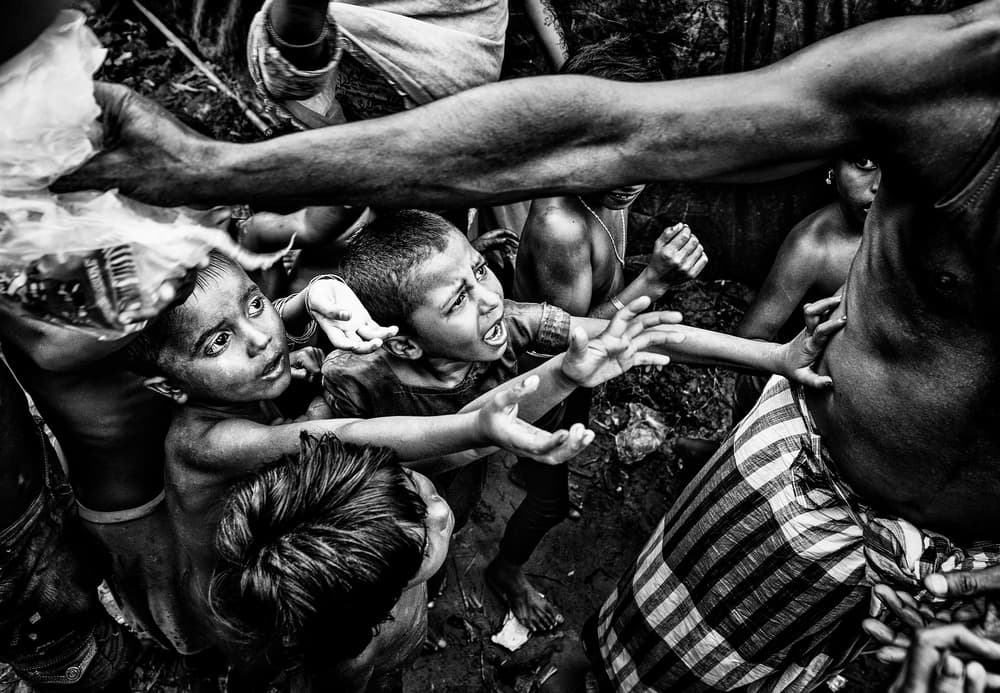 Desperate Hands Reaching by Joxe Inazio Kuesta Garmendia — canvas wall art