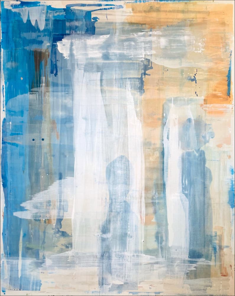 Calm Fluid Abstract by Gustaf Tidholm — canvas wall art