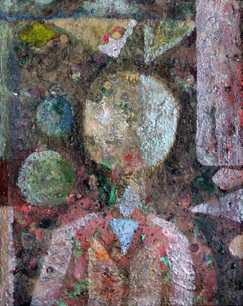 Abstract Earthy Figure by Marina Nelson — canvas wall art