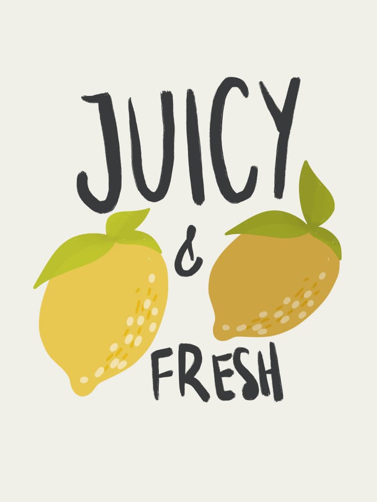 Juicy and Fresh Lemons