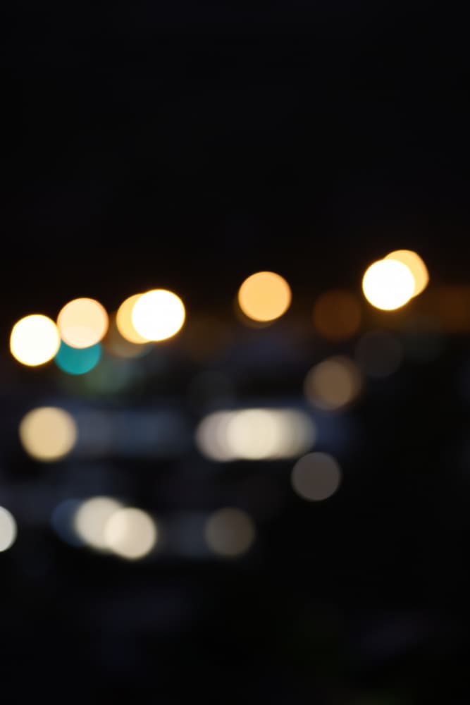 Night Glow Bokeh by Shot by Clint — canvas wall art