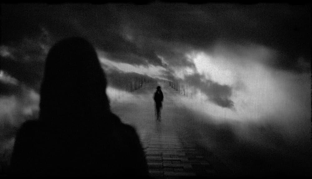 Lonely Figure Dark Path by Teruhiko Tsuchida — canvas wall art