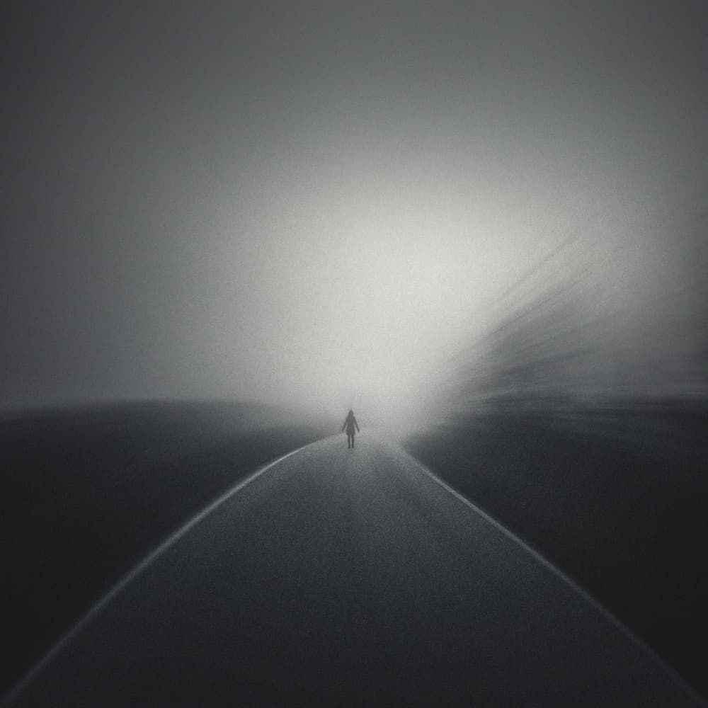 Solitary Path Ahead by Thomas de Franzoni — canvas wall art