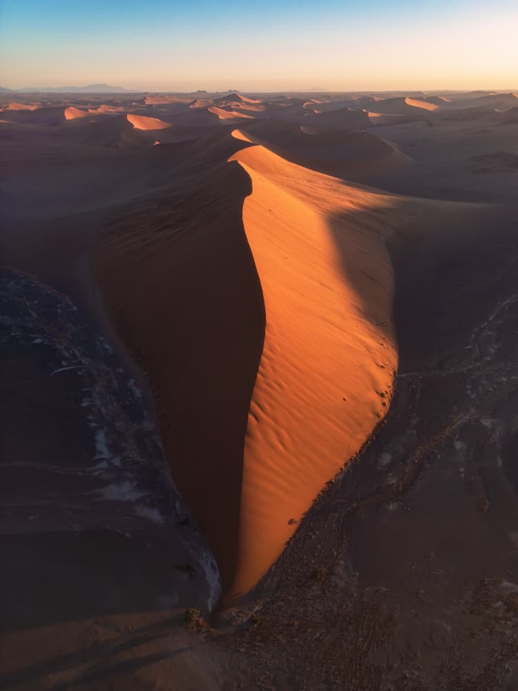 Golden Desert Dunes by Jean Claude Castor — canvas wall art