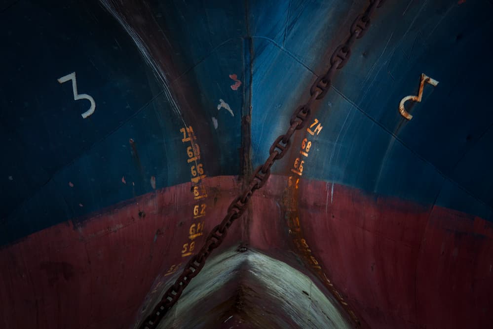 Industrial Ship Bow by Ramiz Sahin — canvas wall art