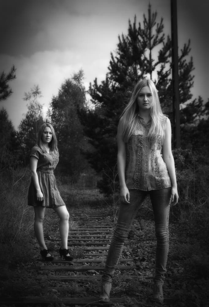 Enigmatic Forest Women by Georgios Bero — canvas wall art