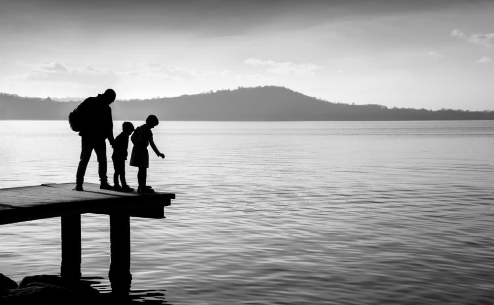 Family Lake Exploration by Giorgio Toniolo — canvas wall art