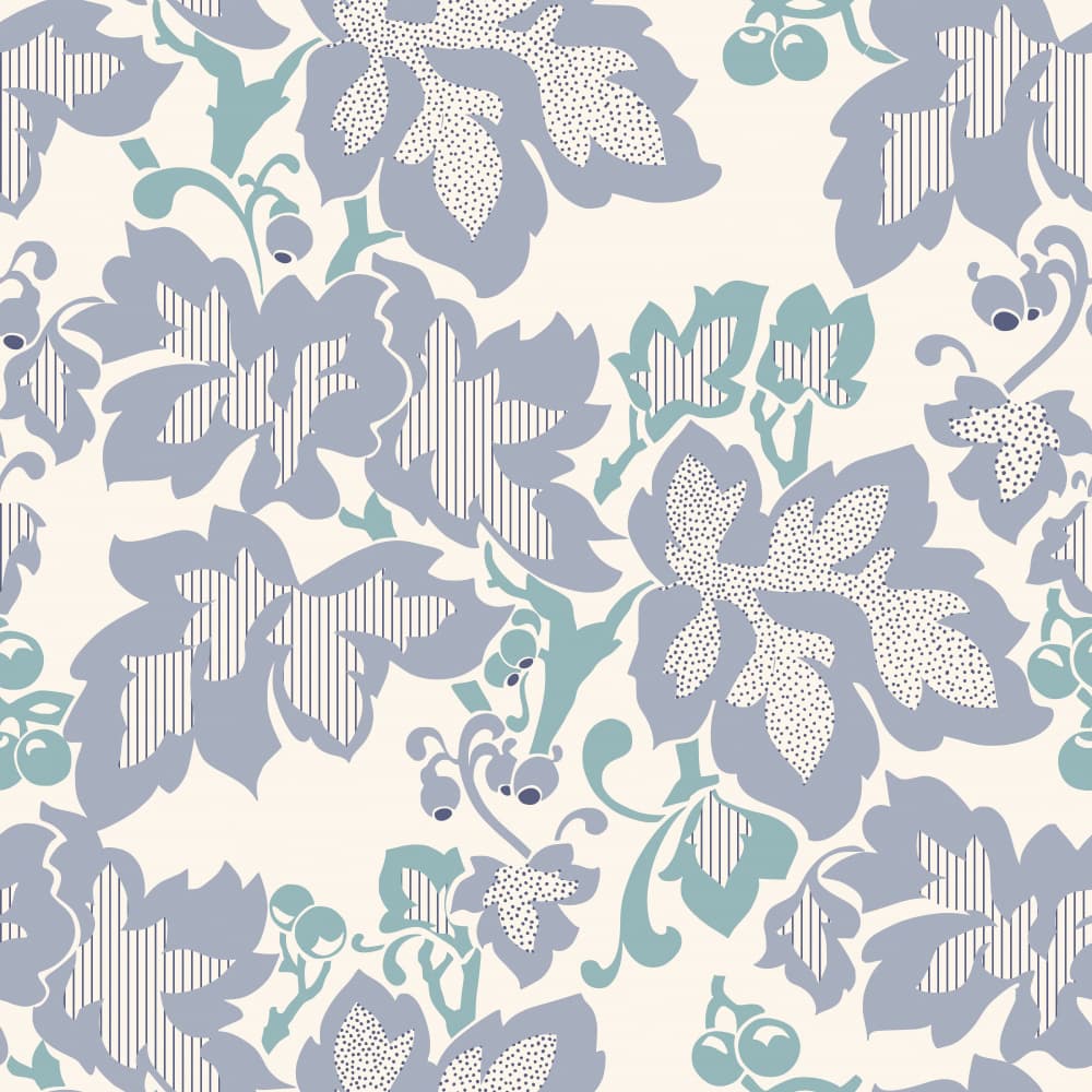 Elegant Botanical Pattern by Annick — canvas wall art