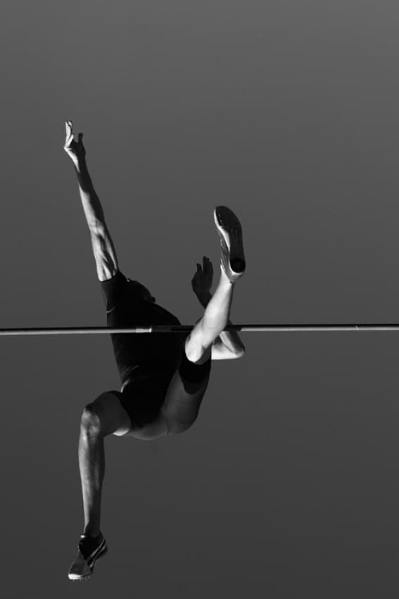 High Jump In Action by Jure Kravanja — canvas wall art