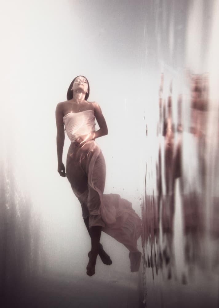 Ethereal Underwater Woman by Gabriela Slegrova — canvas wall art