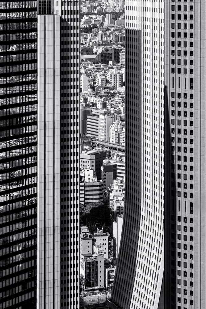 Urban Skyscraper View by Marco Tagliarino — canvas wall art