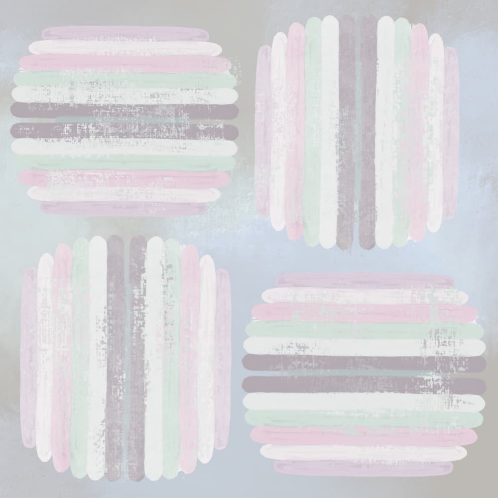 Pastel Stripe Abstracts by Aliya Putrus — canvas wall art