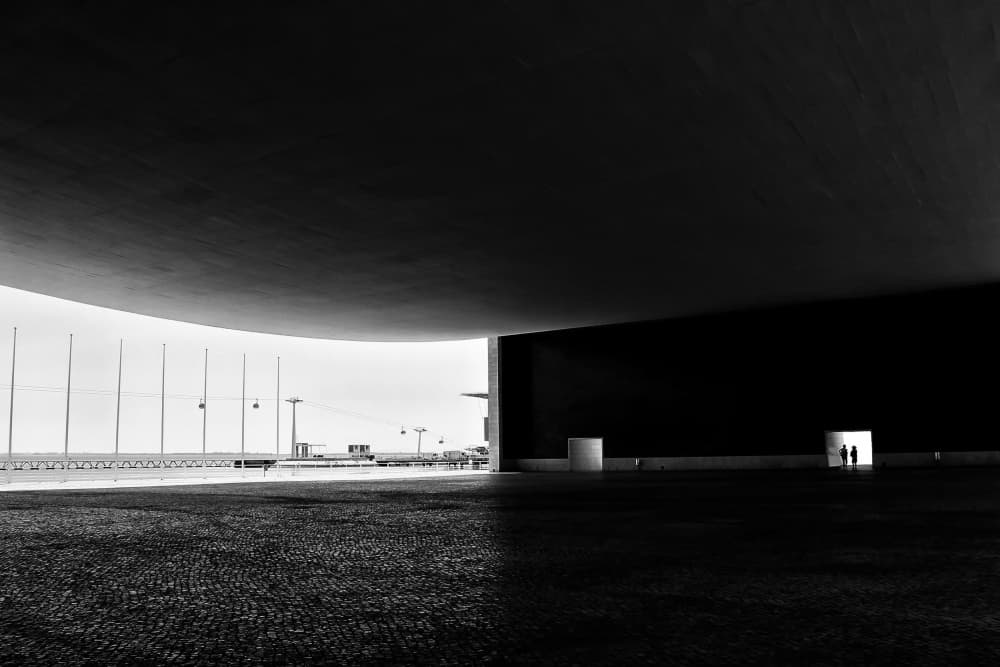 Monumental Curves And Light by Fernando Alves — canvas wall art