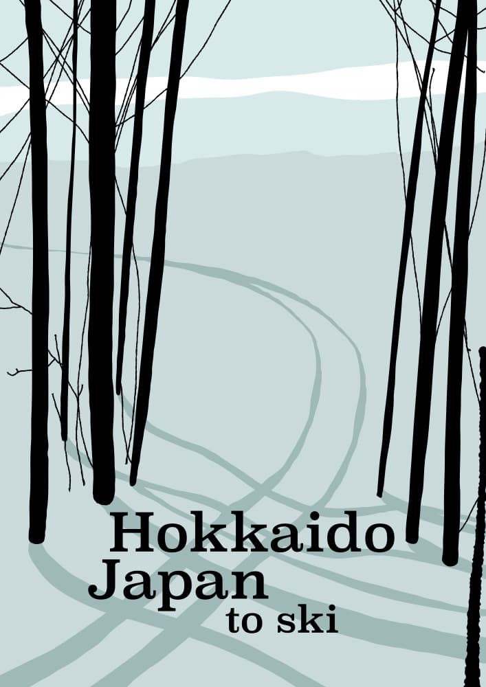 Hokkaido Ski Forest by Nicholas — canvas wall art