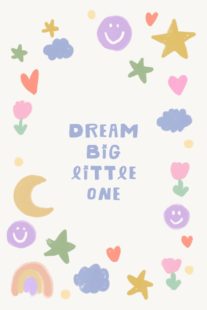 Dream Big Little One by Treechild — canvas wall art